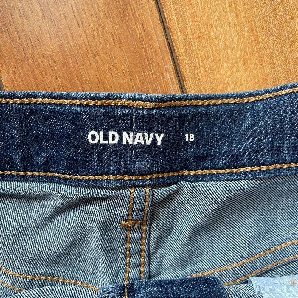 Girls Old Navy Size 18 Denim Short Measurements
